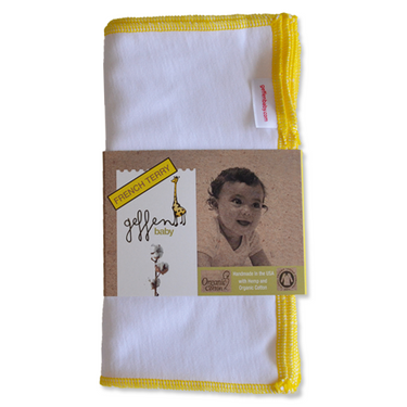 Reusable baby wipes made from hemp and organic cotton French terry, eco-friendly and soft for gentle cleaning.