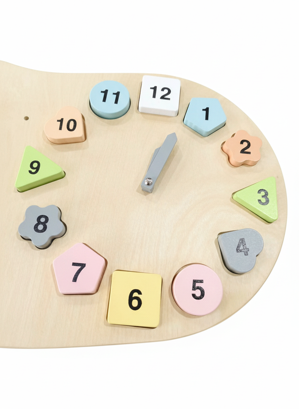 Wooden multi-activity sensory play table for babies, featuring engaging textures and colors, perfect for early development.