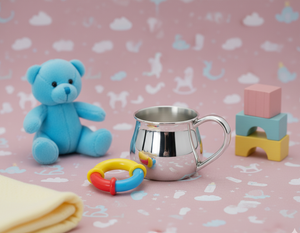 Krysaliis Sterling Silver Baby Cup - Traditional Bulge