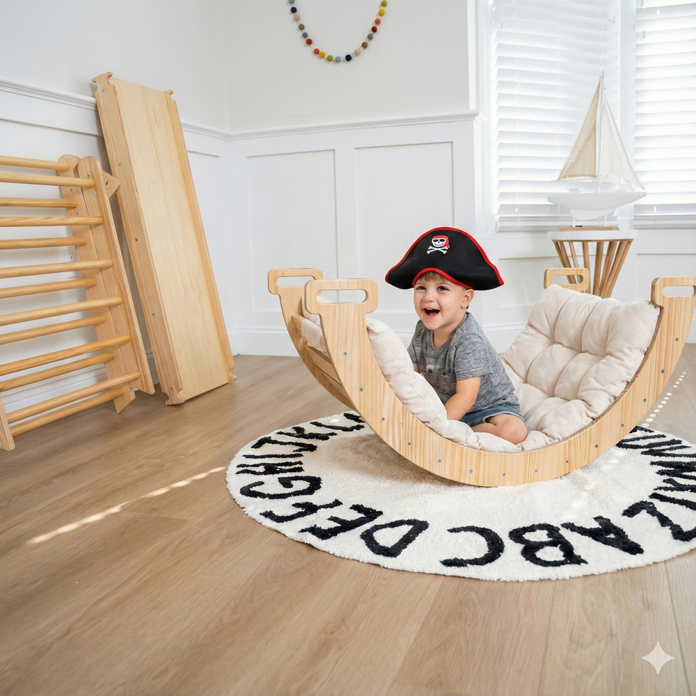 Thick cushion for Hazel Rocker, perfect for indoor comfort and support. Rocker not included.