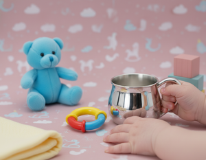 Krysaliis Sterling Silver Baby Cup - Traditional Bulge