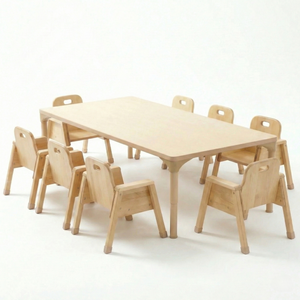 Adjustable kids table for toddlers, 13" to 17" height, perfect for preschool classroom activities.