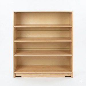 Montessori Classroom Shelf - 3' x 40" - Closed Back, ideal storage solution for organized learning environments.