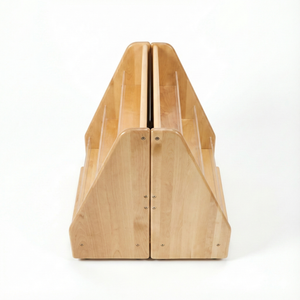 Wooden Classroom Bookshelf – Double Pack 3 Tier Front-Facing Display | 22.4" H x 25" W x 22" D