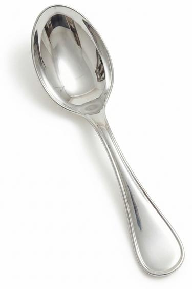 Classic Sterling Silver Baby Feeding Spoon by Krysaliis