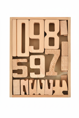 Montessori Wooden Number Height Blocks – Self-Correcting Math Learning Set