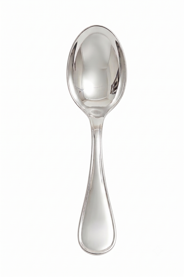 Classic Sterling Silver Baby Feeding Spoon by Krysaliis