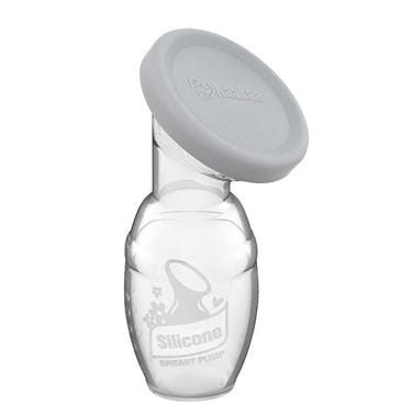 Haakaa Gen 1 Silicone Pump with Lid - Manual Breast Pump for breastfeeding moms.