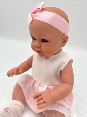 Bebenita 18" Baby Girl Doll | Unscented & Fully Clothed