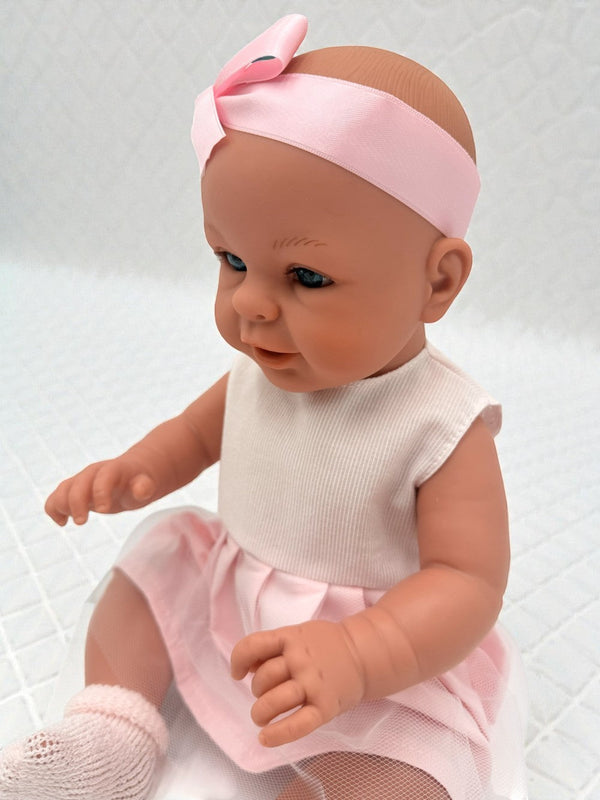 Bebenita 18" Baby Girl Doll | Unscented & Fully Clothed