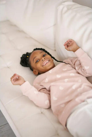 Ditsy Rainbow Kids Pullover