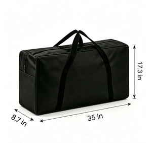 Giant 4-to-Score Game Set Jumbo 4-in-a-Row Game with Ring-toss and Portable Bag