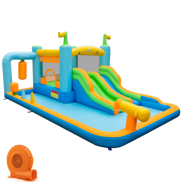 Giant Inflatable Water Slide for Kids Aged 3-10 Years (with 680W Blower)