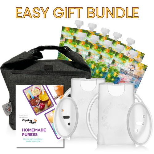 Gift-Ready Bundle for babies, featuring essential travel accessories in a stylish angle 4 display.