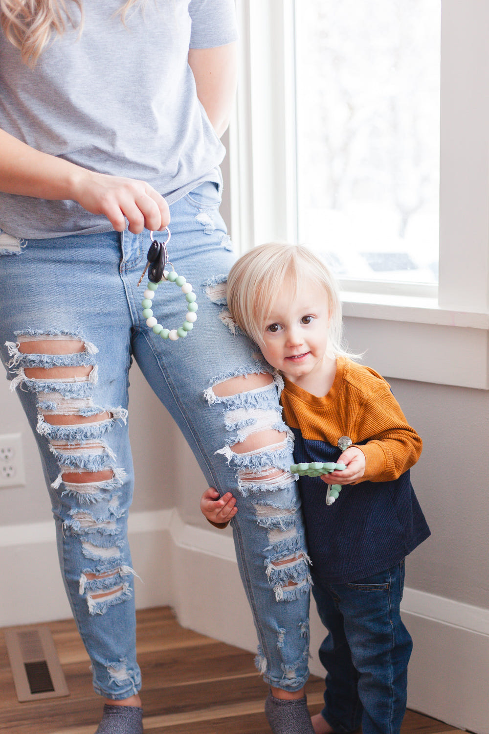 Mommy and Me Bundle Aqua Succulent Diaper Bags for stylish parents and babies.
