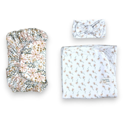 Gracie Bamboo Newborn Nest in angle view, soft and cozy for your baby's comfort and safety.