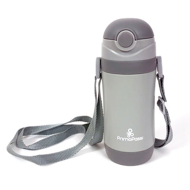 Primo Passi - Insulated Straw Bottle, Grey