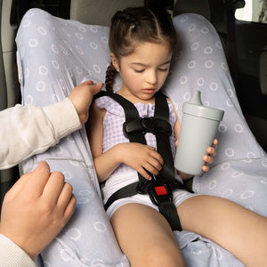 Niko Easy Wash Children's Car Seat Cover in Gray Cotton/Poly Terrycloth