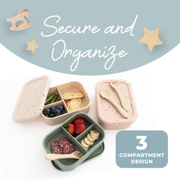 Nyte Nyte Silicon Lunchbox W Fork & Spoon