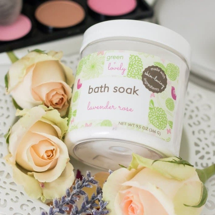 Lavender Rose Bath Soak - Bath Tea - Relaxation Gift