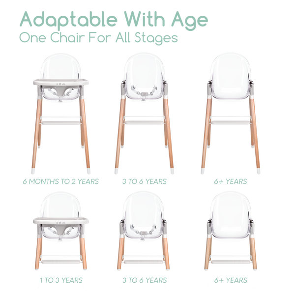 Children of Design 6 in 1 Deluxe High Chair