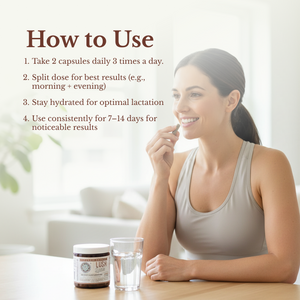 Lush Leche lactation support product, angle 2, designed to enhance breastfeeding for new mothers.