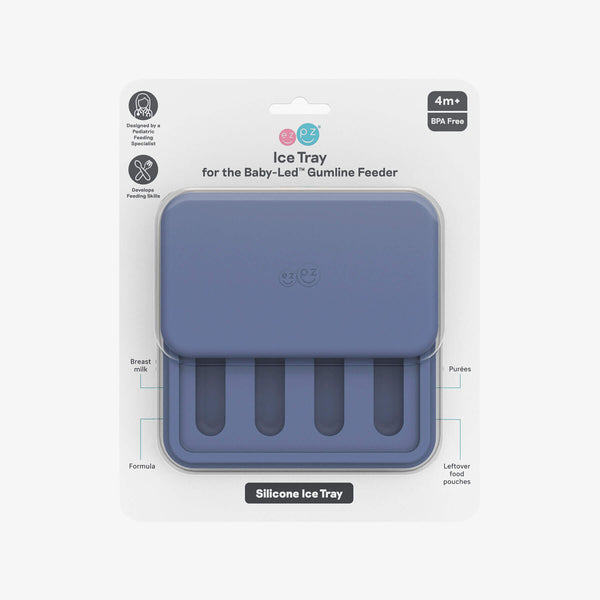 Ice tray for Baby-Led™ Gumline Feeder, perfect for making healthy, frozen treats for babies.