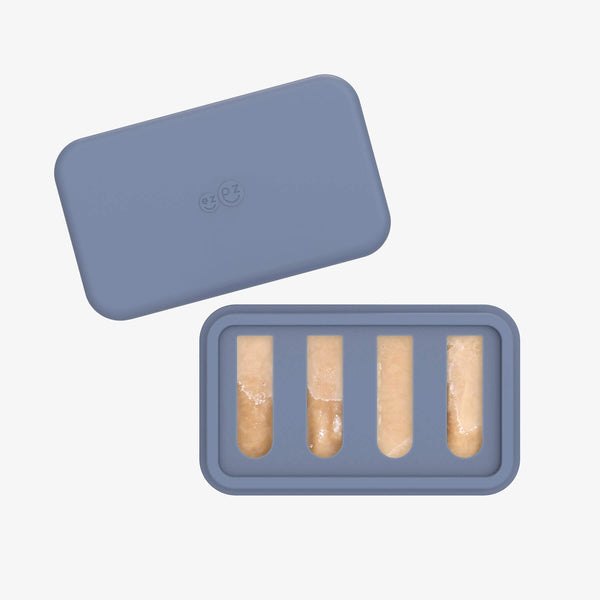 Ice Tray for Baby-Led™ Gumline Feeder at a 45-degree angle, perfect for making healthy baby food pops.
