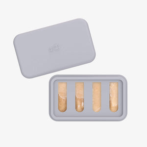 Ice Tray for Baby-Led™ Gumline Feeder, designed for easy and safe baby food preparation. Angle 2 view.