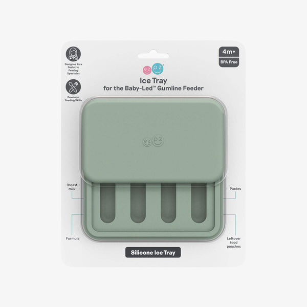 Ice Tray for Baby-Led™ Gumline Feeder, perfect for making healthy, easy-to-hold frozen treats for infants.