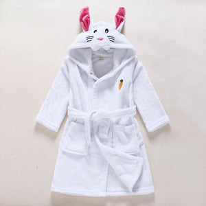 Baby bathrobe in soft and thick cotton