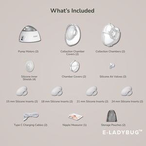Haakaa E-Ladybug Wearable Electric Breast Pump - 2PK