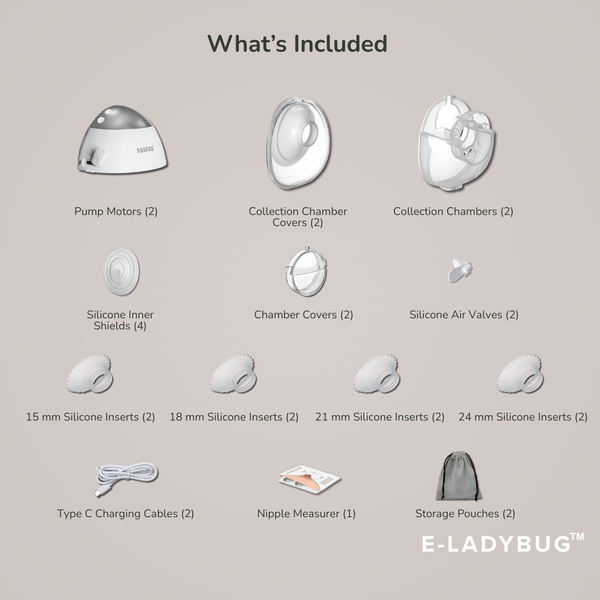 Haakaa E-Ladybug Wearable Electric Breast Pump - 2PK