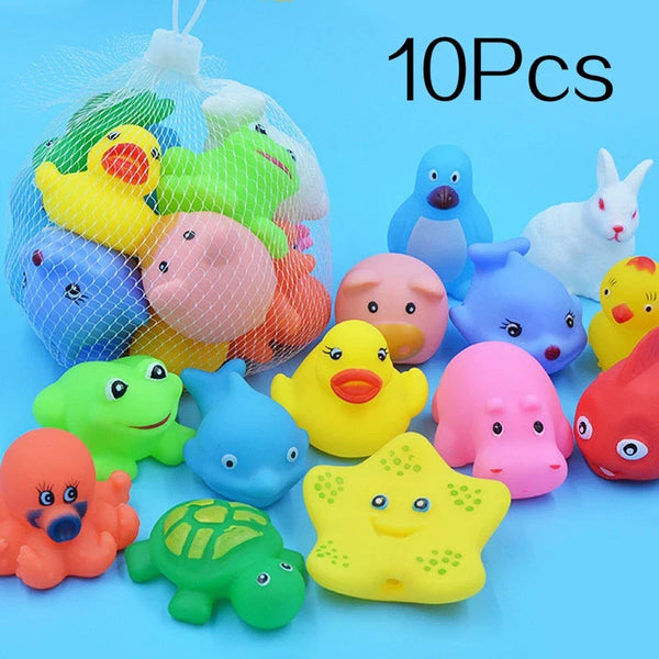 10pcs floating animal toys