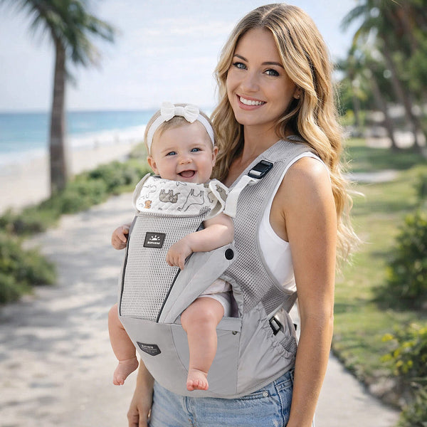 All-in-One Baby Carrier in a stylish design, shown from angle 16, perfect for comfortable babywearing.