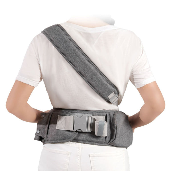 One Shoulder Baby Carrier Grey - MOOGCO Baby