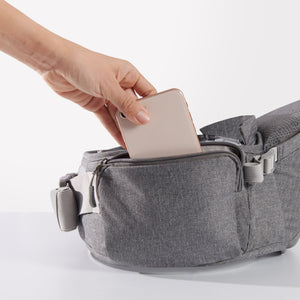 One Shoulder Baby Carrier Grey - MOOGCO Baby