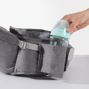 One Shoulder Baby Carrier Grey - MOOGCO Baby