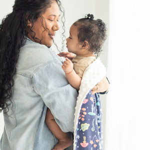 Magic Garden Minky Baby Blanket