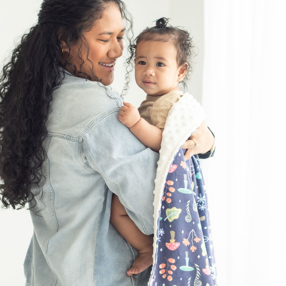 Magic Garden Minky Baby Blanket