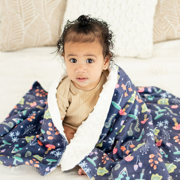 Magic Garden Minky Baby Blanket