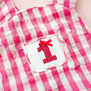 Hot Pink First Birthday Bubble