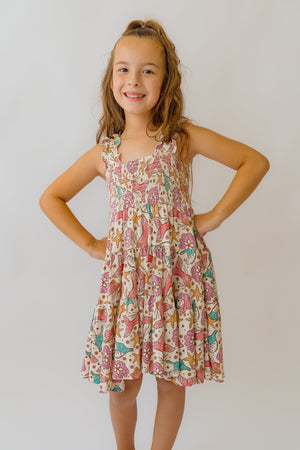 Mermaid Shirred Dress