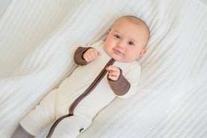 Oatmeal Ribbed Romper