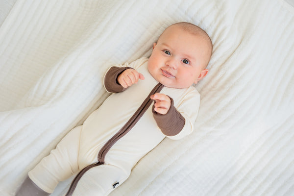 Oatmeal Ribbed Romper