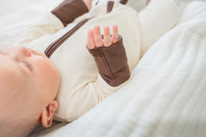 Oatmeal Ribbed Romper