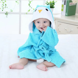 Bathrobe baby animal shape