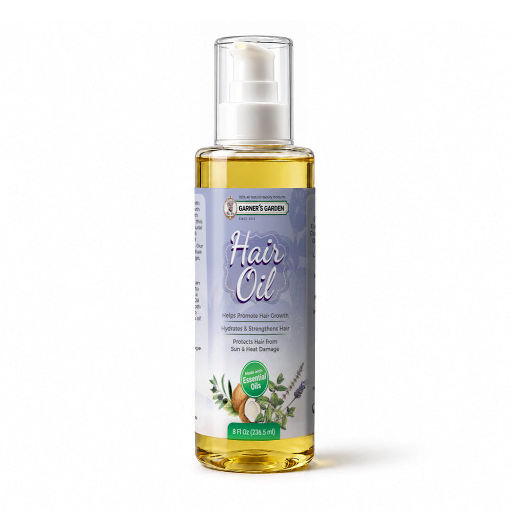 Garner's Garden Women's Hair Oil vegan coconut castor blend
