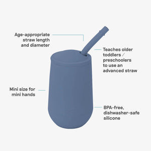 ezpz Happy Cup Straw System for Older Toddlers and Preschoolers