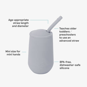 ezpz Happy Cup Straw System for Older Toddlers and Preschoolers